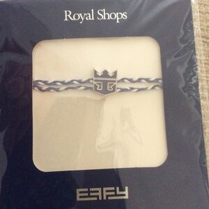 Effy Royal Caribbean Crown Logo Rope Bracelet Limited Edition